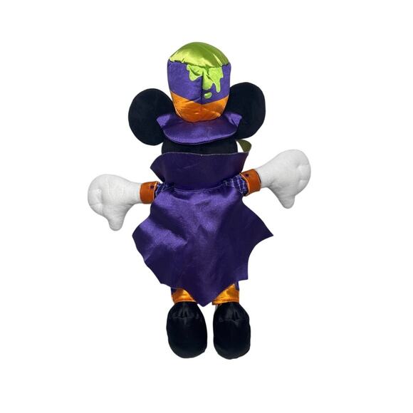 Disney Store Halloween Mickey & Minnie Plush Pair 15" 2018 Preowned - Picture 3 of 13